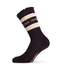 Golden Goose Burgundy Cotton Socks