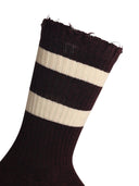 Golden Goose Burgundy Cotton Socks