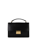 Golden Goose Venezia Bag In Black Palmellata Lear