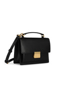 Golden Goose Venezia Bag In Black Palmellata Lear