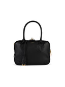 Golden Goose 'Vita' Black Lear Top Case