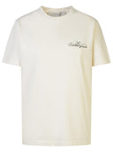 Maglietta in cotone bianco d'oca "viaggio"