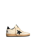 Golden Goose 'Ball Star' White Lear Sneakers