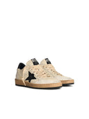 Golden Goose 'Ball Star' White Lear Sneakers
