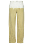 Jil sander beige cotone jeans