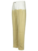 Jil Sander Beige Cotton Jeans