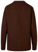 Cardigan de laine brun Jil Sander
