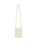 Jil Sander 'Tangle' Elfenbein Lear Crossbody -Tasche