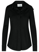 Jil Sander Black Viscose Shirt