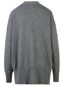 Jil Sander Grey Cashmere Cardigan