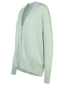Jil Sander Mint Green Cashmere Cardigan