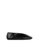 Jil Sander Black Lear Ballet Flats