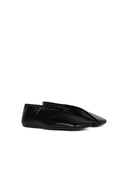 Jil Sander Black Lear Ballet Flats