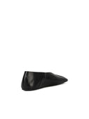 Jil Sander Black Lear Ballet Flats