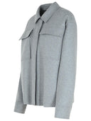 Jil Sander Grey Wool Blend Shirt