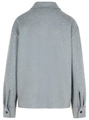 Jil Sander Grey Wool Blend Shirt