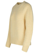 Jil Sander Cream Mohair Blend Sweater
