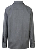 Jil Sander Grey Wool Shirt