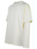 Jil Sander 'M/L Cruise' White Cotton T Shirt
