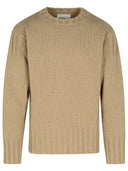 Jil sander beige cashmere maglione