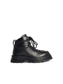 Jil Sander Black Lear Boots
