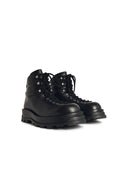 Jil Sander Black Lear Boots