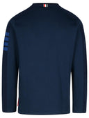 Thom Browne Blue Cotton T Shirt