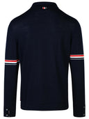 Thom Browne Navy Virgin Wool Shirt