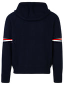 Thom Browne Navy Cashmere Sweater