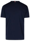Thom Browne '4 Bar' Navy Wool T Shirt