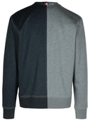 Thom Browne Gray 'Bicolor' bomullströja