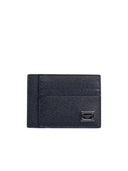 Dolce & Gabbana 'Dauphine' Black Lear Card Holder
