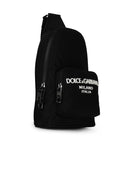 Dolce & Gabbana zwarte nylon schoudertas