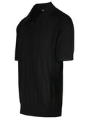 Dolce & Gabbana Black Silk Polo Shirt
