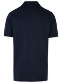 Dolce & Gabbana Navy Cotton Polo Shirt