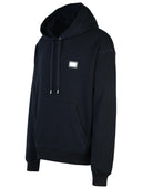 Dolce & Gabbana Navy Cotton Hoodie