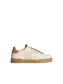 Dolce & Gabbana White Lear Sneakers