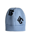 Dolce & Gabbana Light Blue Wool Beanie