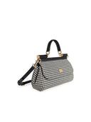 Dolce & Gabbana Medium 'Sicily' Black Wool Blend Bag