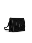 Dolce & Gabbana Black Shiny Lear Schoudertas