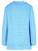 Dolce & Gabbana Light Blue Cotton Blend Jacket