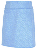 Dolce & Gabbana Light Blue Wool Blend Miniskirt