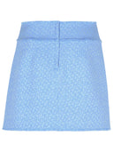 Dolce & Gabbana Light Blue Wool Blend Miniskirt