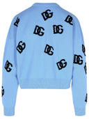 Dolce & Gabbana Light Blue Virgin Wool Sweater