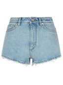 Dolce & Gabbana Shorts en coton bleu clair
