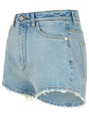 Dolce & Gabbana Shorts en coton bleu clair