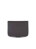 A.P.C. `` Josh '' Grey Lear Coin Purse