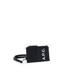 A.P.C. 'Axelle' Card Holder In Navy Fabric