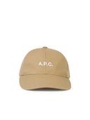 A.P.C. 'Charlie' Beige Cotton Cap