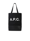 A.P.C. Small 'Shopping Axel' Black Cotton Bag